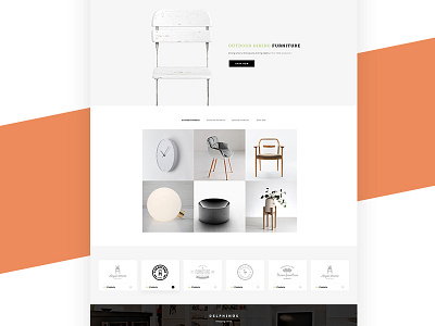 Interior Shop Wordpress Theme business elegant funiture interior minimal modern shopping