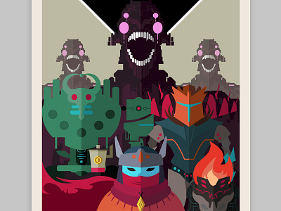 Hyper Light Drifter - poster fan art gaming hyper light drifter illustration indie movie poster vectors