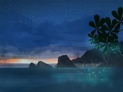 Beach: sun rise beach edtech education game setting morning sunrise