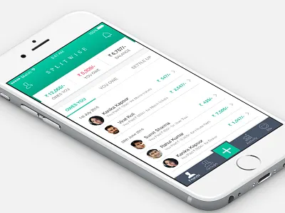SPLITWISE APP app bills cash friends ios mobile money profile redesign splitwise