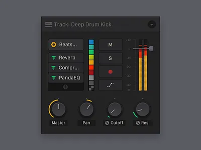 Phantom #003 audio daily daw digital edm music phantom progress project ui ux workstation