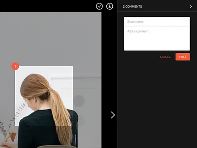 Guest commenting b2b comment feedback tool ui web