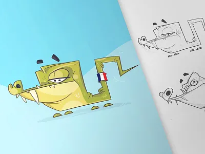 Griezmann crocodile drawing euro2016 fan football france fun griezmann process sketch soccer