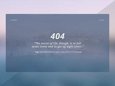 Daily UI #008 - 404 page 008 404 dailyui error code error page ux web design