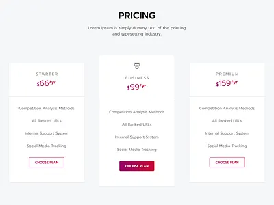 Pricing Table For StarK - Template price design pricing table product price ui ui design ux web design