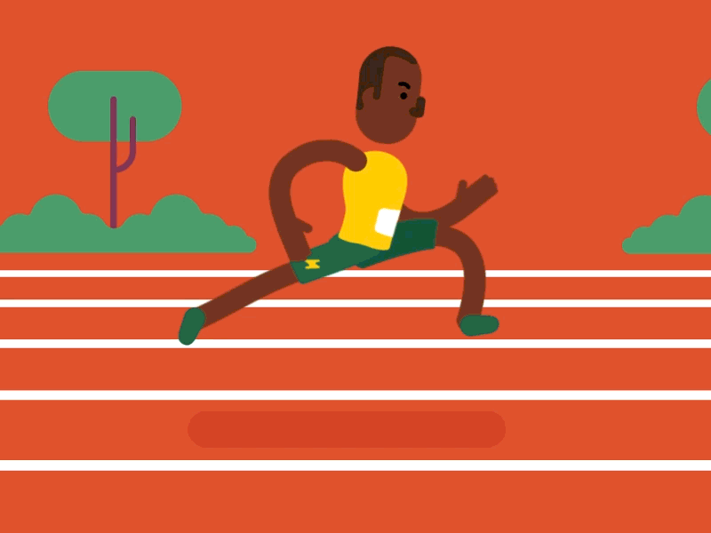 Gatorade runner animation character motion motion design running