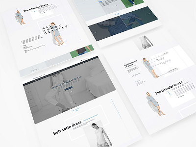 Single Page Product detail e commerce experience fashion interface pdp product sketch ui user ux