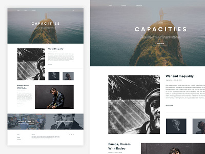 Blog Ideas blog layout minimal photography typography web