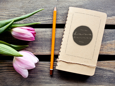 Logo/typography presentation mockups artwork card font logo mockup paper photo mockup psd smart object stationery tulips typography