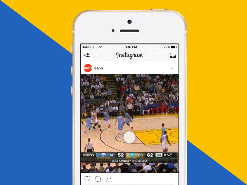 Instagram Video Controls after effects app instagram photoshop prototype user experience user interface