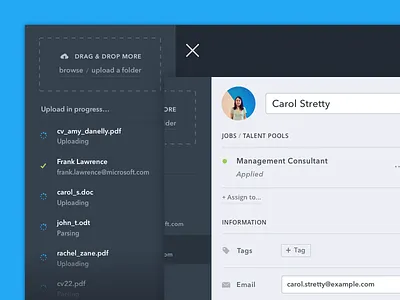 CVs Uploader candidate candidates cv cvs manager parser resume upload uploader