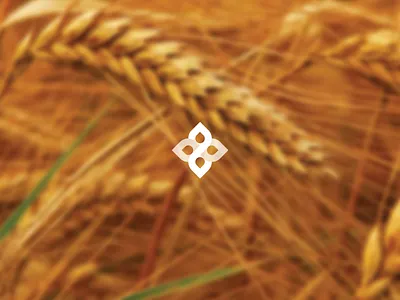 Map Marker Flower agriculture brand education floral flower logo mark marker organic transparent wheat white