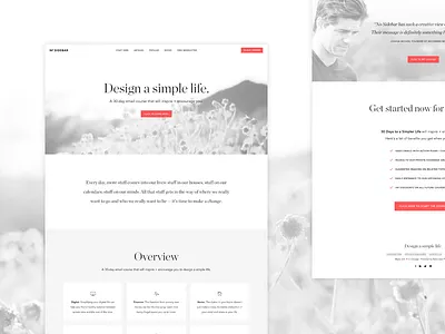 Design A Simple Life minimalism no sidebar