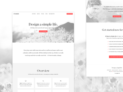 Design A Simple Life minimalism no sidebar
