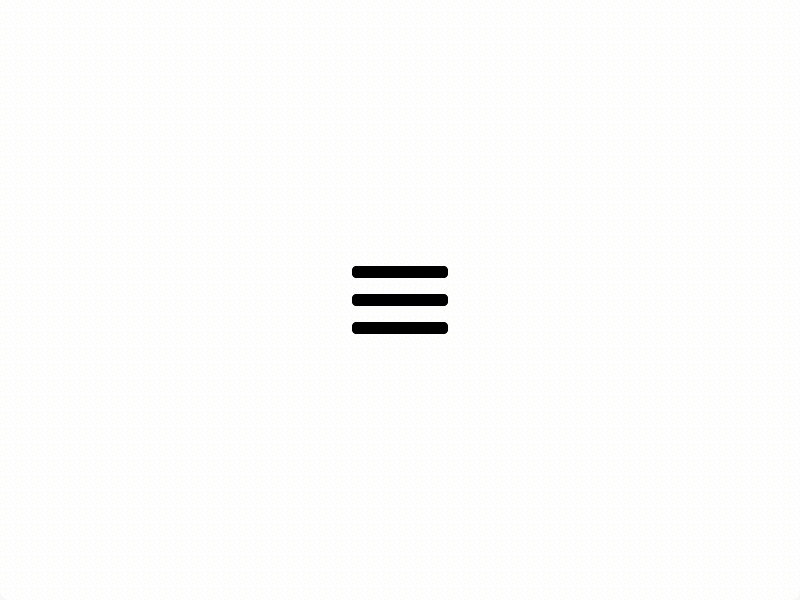Hamburger Icon Animation Rebound free hamburger icon menu micro interaction motion design principle spring