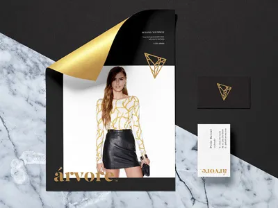 árvore fashion retail brand business classy clothing company elegant gold logo mark shop symbol tree