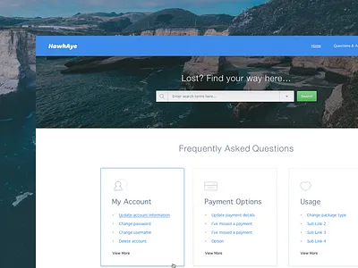 FAQ Area clean icon design search search bar ui ui design ux ux design web web design