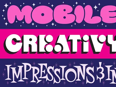 Adweek Illustrations bubbly fifties funky futuristic los angeles lettering stylized tech