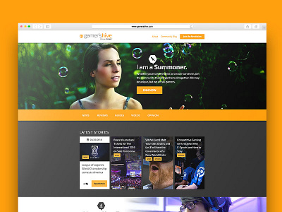 Gamer's Hive | Blog blog design esports gamer gamers gamers hive gaming interface ui