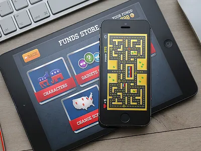 PARTY FUNDRAISER design front end back end ios android