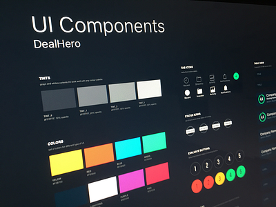 UI Library dark ui finance ios kit ui library