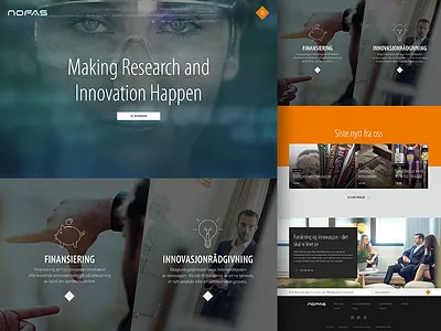Nofas homepage design clean homepage ui web website