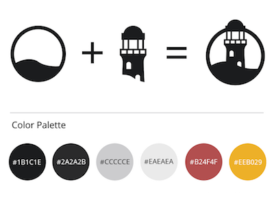 Eldarion Cloud brand board brand board branding color palette logo