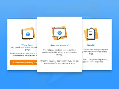 Feedback loop - Product not found affinity affinity designer feedback illustration loop onboarding product shopping sketch tour