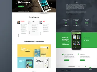 eBooks__Press audiobooks color device e press ebooks green layout minimal press
