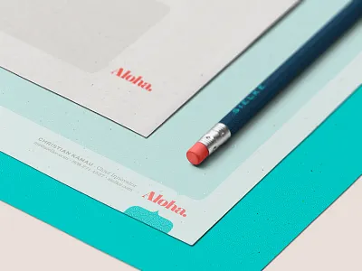 Entrepreneur stationery branding business card curves funky lettering logo movement retro script stationery surfing waves