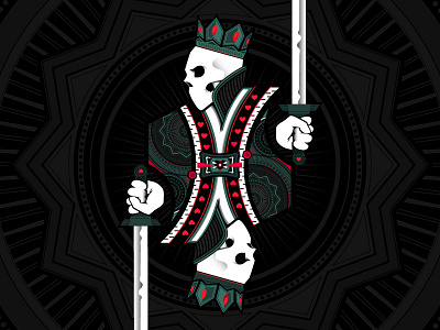 Jack - Skateboard artwork character drawing illustration illustrator jack king logo play card skateboard skull sword vector