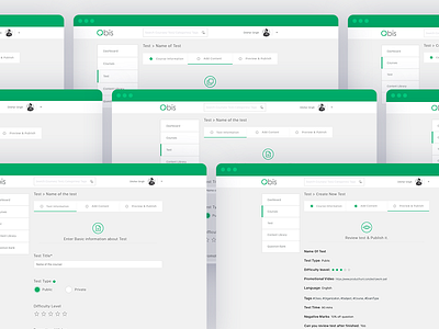 Preparing Test Dashboard dashboard education test ui web