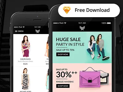 Indeux - Fashion Store - Free Sketch File Download