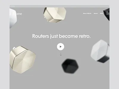 Plume art direction character mobile plume pre order responsive design website layout