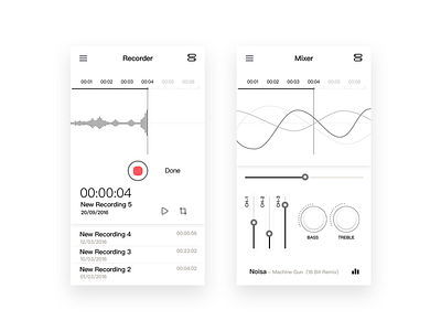 voice mix recorder setting voice