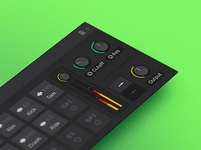 Phantom #008 audio daw digital edm music phantom piano progress project ui ux workstation