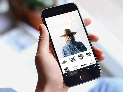 AppforType. Mix your photos with beautiful titles calligraphy instagram interface iphone lettering type ui ux