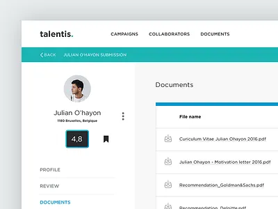 Clean dashboard clean dashboard flat list minimal navigation panel ui web white