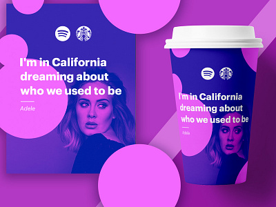 Spotify x Starbucks 04 branding bright clean coffee jack lalley jckly pop simple spotify