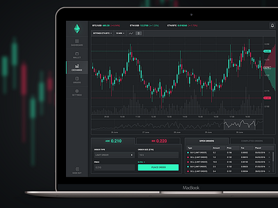 Ethereum Exchange app bitcoin crypto exchange forex ui