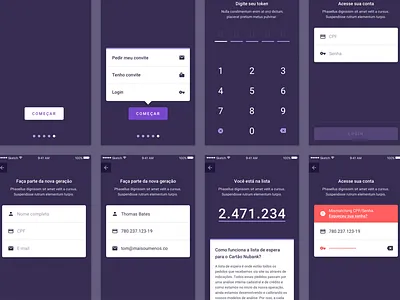 On Boarding bank ios nubank on boarding redesign dickhead user flow wip