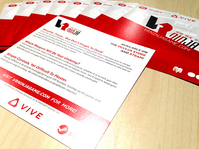 VRNinja Cards branding card postcard