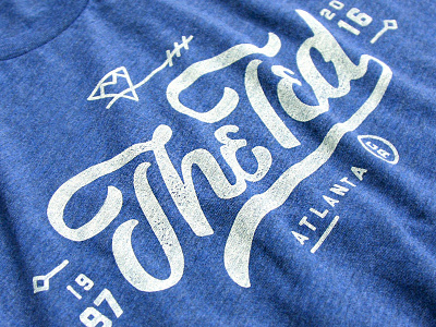 The Ted Tee atlanta braves ligature script t shirt ted texture turner type typography