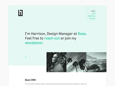 Personal Website Refresh design hero html management portfolio product designer ux web