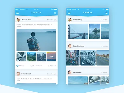 Photo Feed activity facebook feed instagram photo social media social network status timeline update