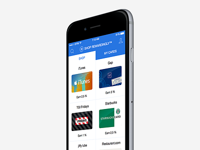 Dlyte - Cards Overview cards colorful dlyte exhange gift cards gifts retail retail app rewards spotify premium strv strvcom