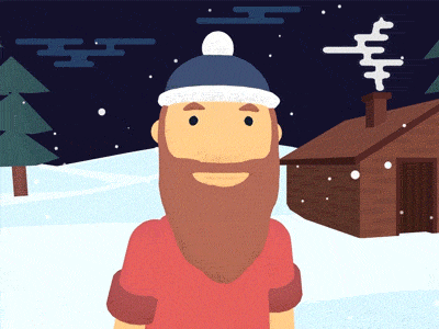 Me beard cabin flat gif madewithunity smoke toon unity 3d wood