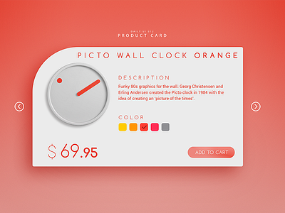 Daily UI #012 Single Product clock cool dailyui dailyuichallenge dribbble everyday flash icon minimal modern sterjo ui