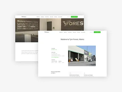 Location List + Detail desktop locations location details location listing mexico