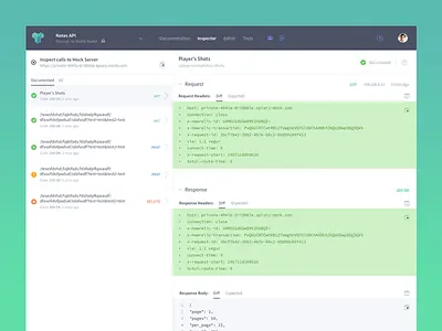 Traffic Inspector api apiary developer inspector interface traffic ui
